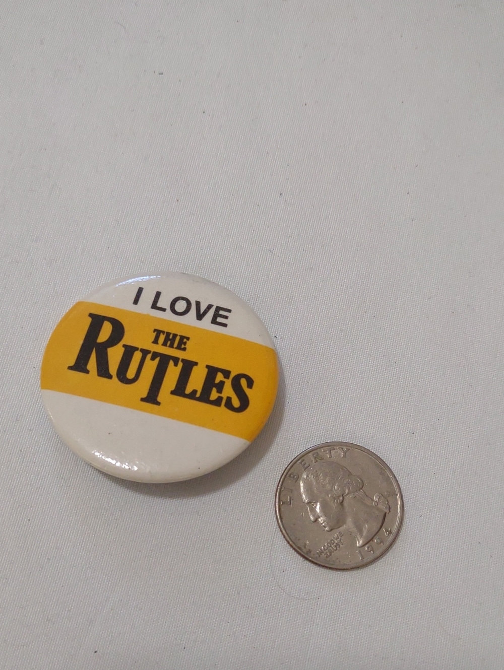 "I Love The Rutles" Vintage Pinback Button